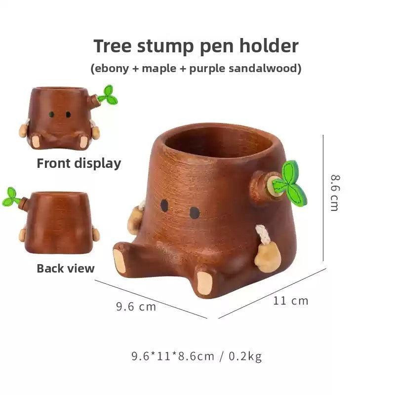 Wooden Pen Holder