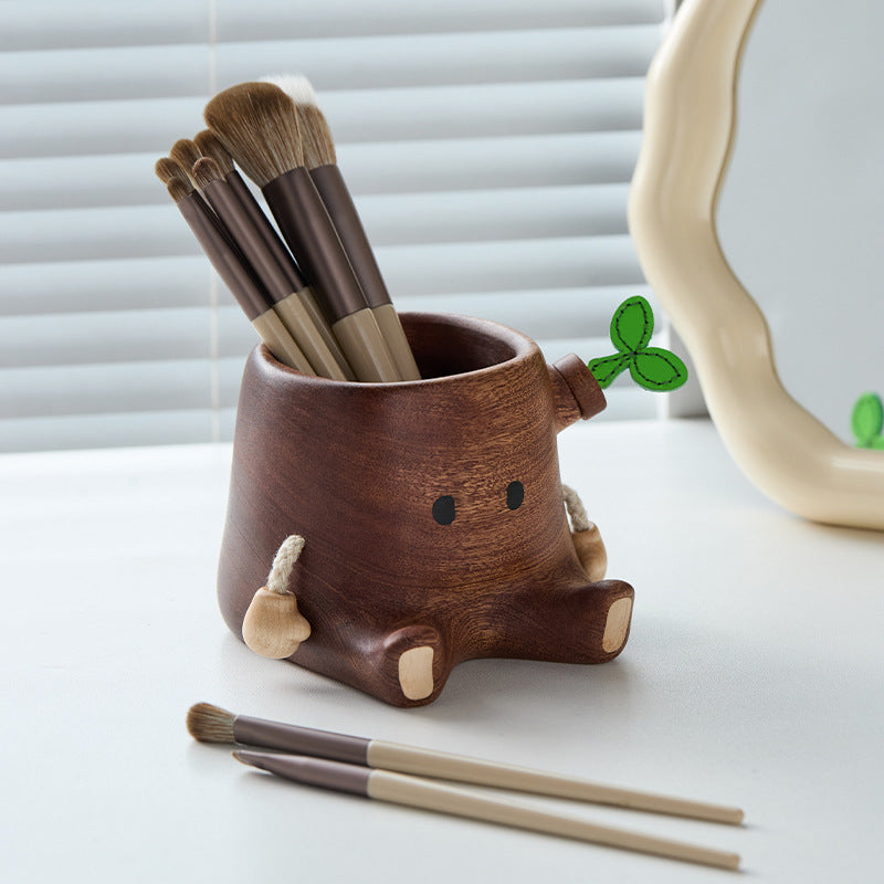 Wooden Pen Holder