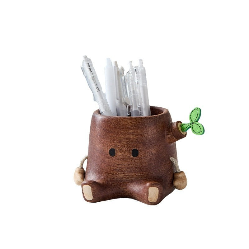 Wooden Pen Holder