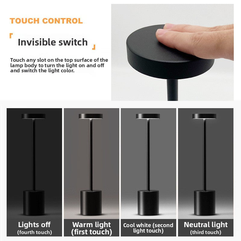 Premium Touch LED Rechargeable Desk Lamp